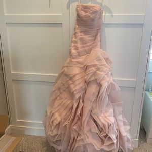 Vera wang x David’s Bridal blush dress
